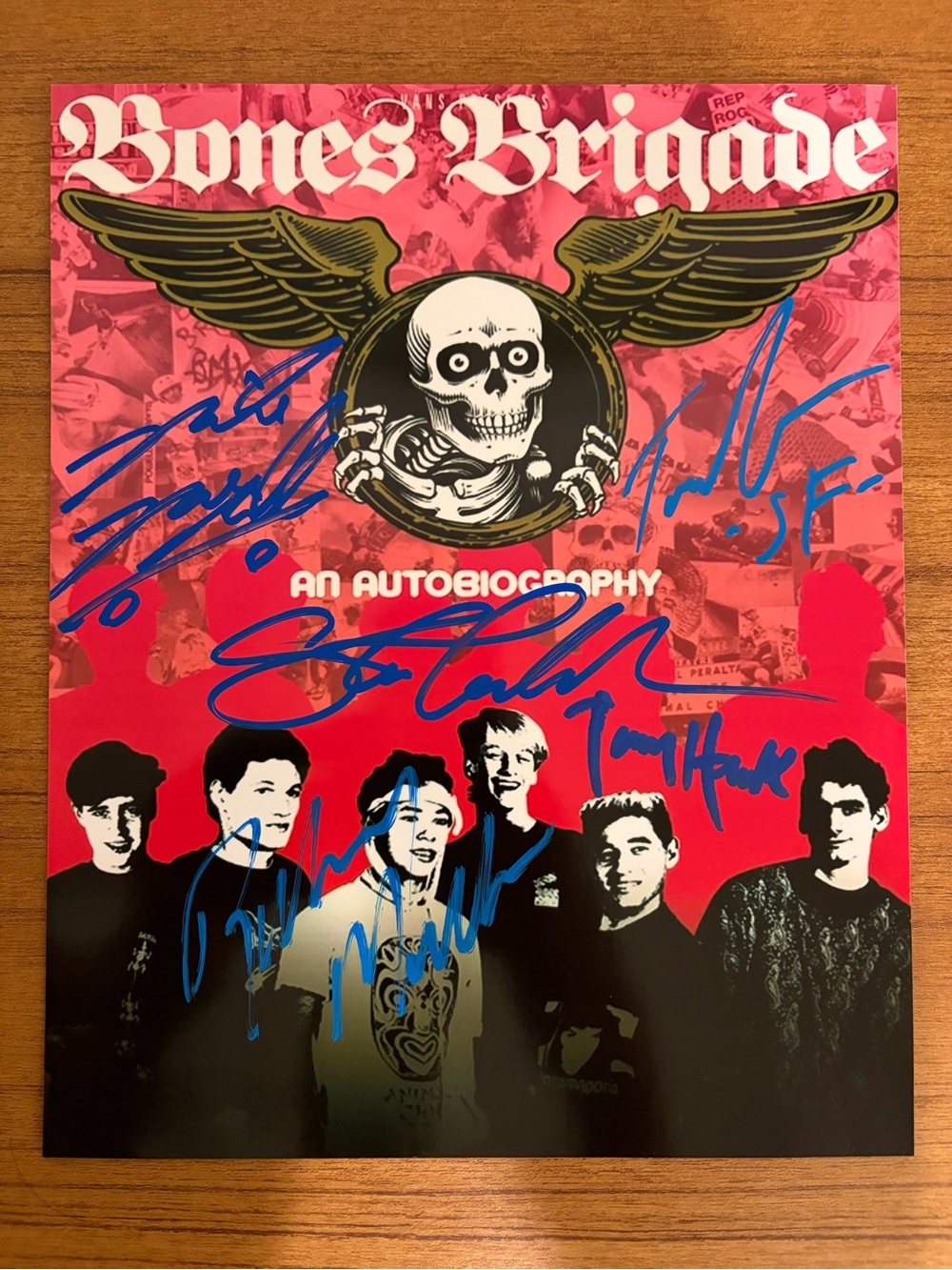 Powell Peralta bones brigade autographed photo Tony Hawk signed Rodney Mullen